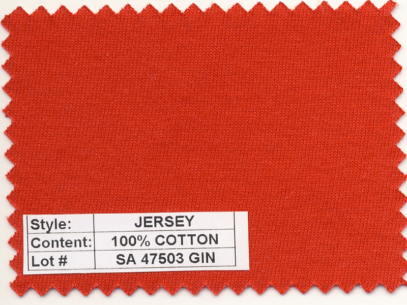 Jersey 100% cotton